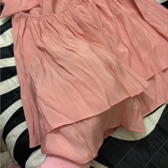 Pepper Open Back Ruffle Babydoll Mini Dress NWT Size Medium - Picture 3 of 11